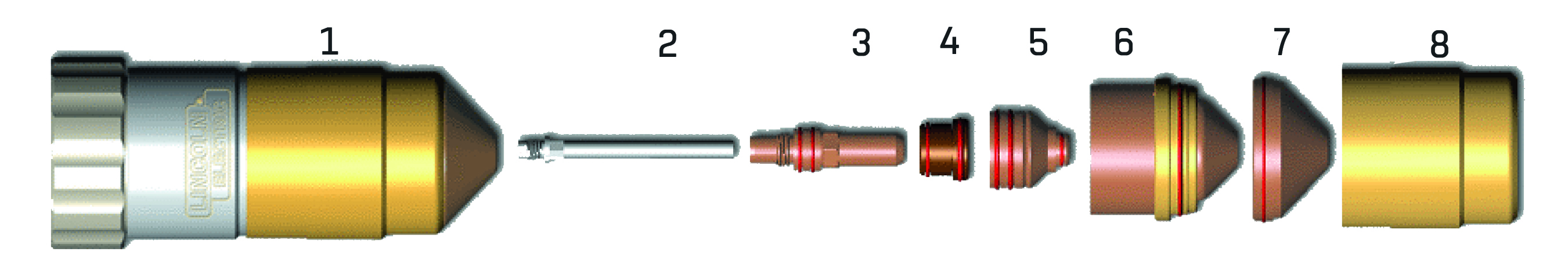 NERTAJET HPi2 T5 Verschleissteile Aluminium