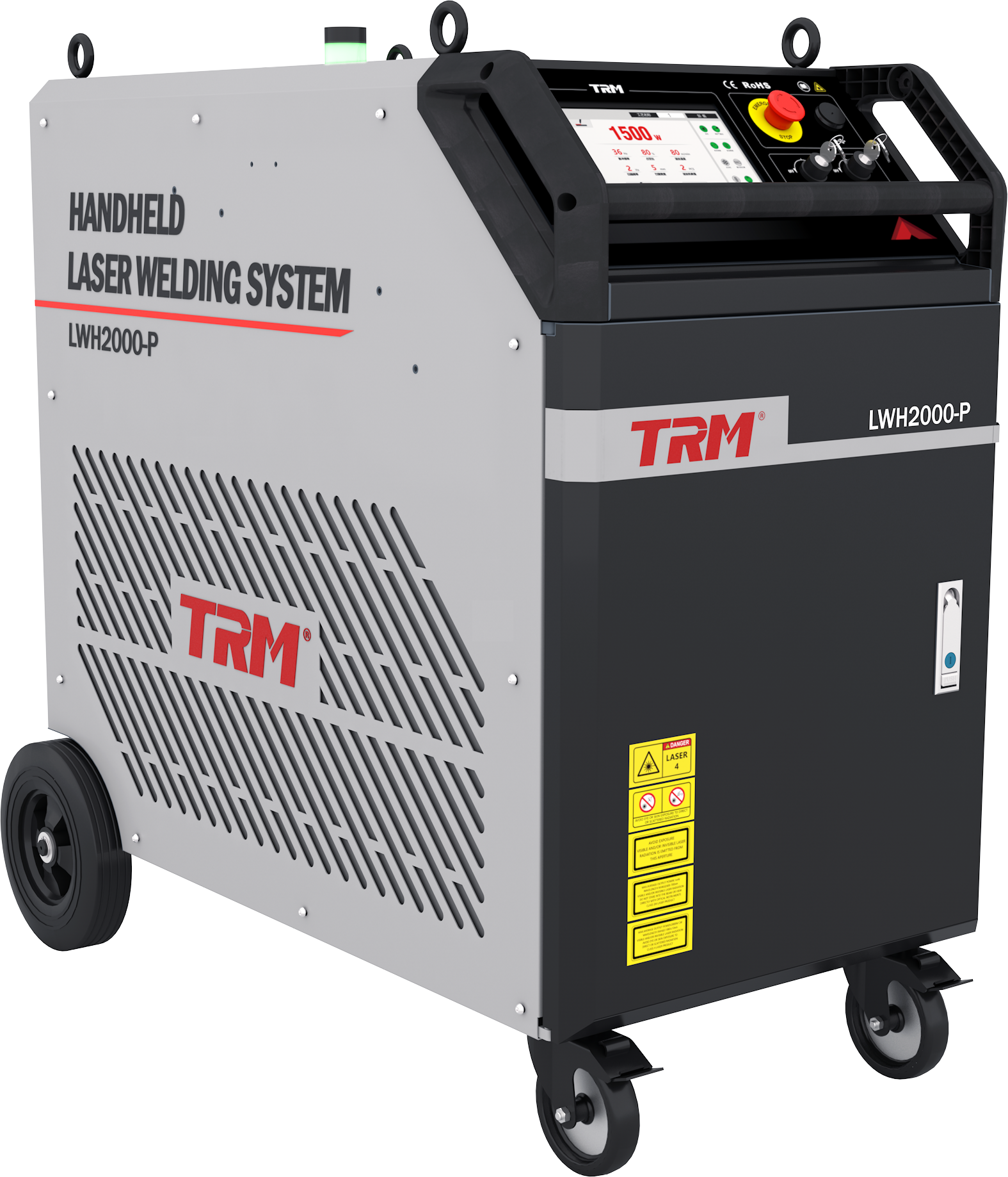 Handlaser Schweißgerät TRM2000, wassergekühlt, Laserklasse 4